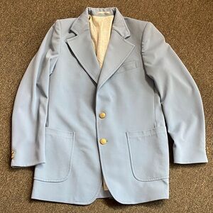 Vintage 1970’s Baby Blue Men's Blazer